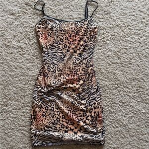 Princess Polly Animal Print Spaghetti Strap Dress